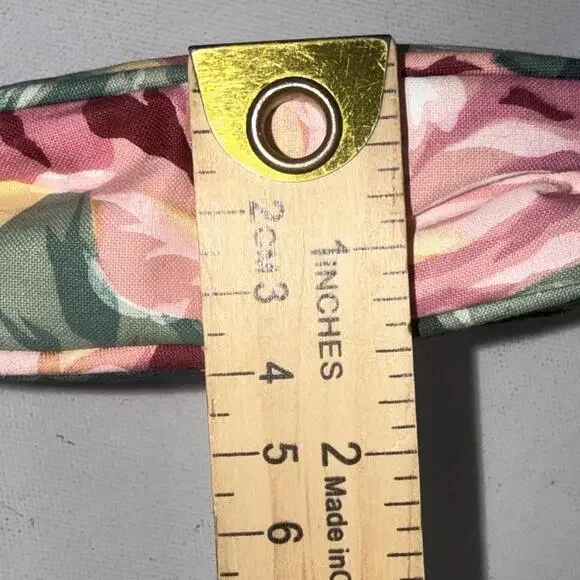 Vintage Lauren Ralph Lauren Yellow Floral CottageCore Mini Cosmetic Jewelry Case - Picture 2 of 13